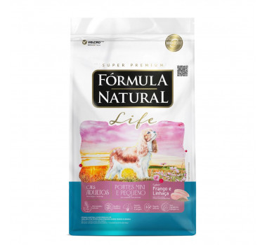 Ração Seca Fórmula Natural Life para Cães Adultos Porte Mini e Pequeno - 2,5Kg