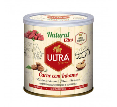 Alimento Úmido Natural Ultra Gourmet Carne com Inhame para Cães  - 300g