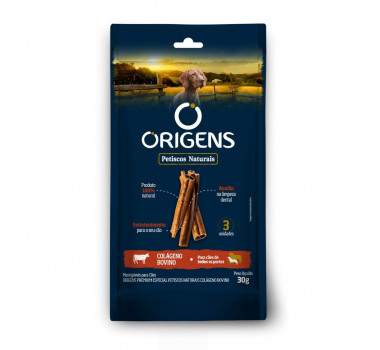 Petisco Origens Colágeno Bovino para Cães - 30g