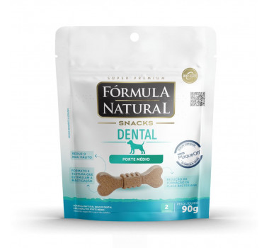 Snacks Fórmula Natural Dental para Cães Porte Médio - 90g