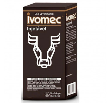 Vermífugo Ivomec ivermectina Injetavel - 50ml