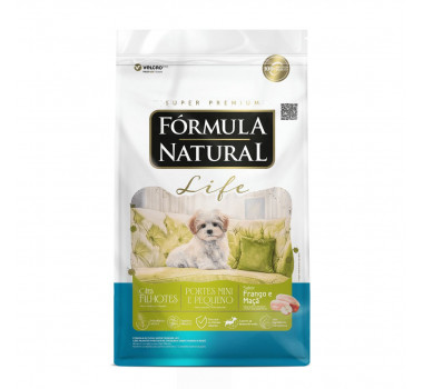 Ração Seca Fórmula Natural Life para Cães Filhotes Porte Mini e Pequeno - 2,5kg