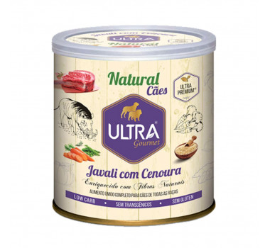 Alimento Úmido Natural Ultra Gourmet Javali com Cenoura para Cães  - 300g