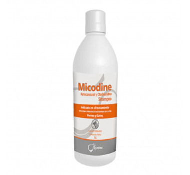 Shampoo Micodine 2% Syntec para Cães e Gatos -1l