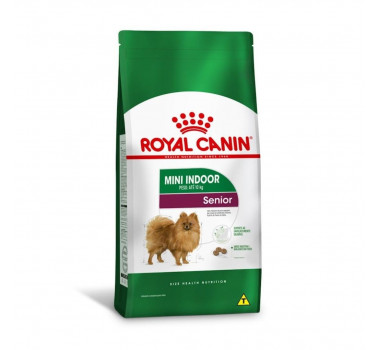 Ração Seca Royal Canin Mini Indoor Sênior para Cães Idosos Porte Pequeno - 7,5kg