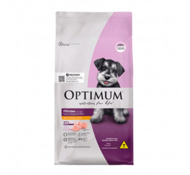 Ração Seca Optimum Frango para Cães Filhotes Raças Pequenas - 1kg