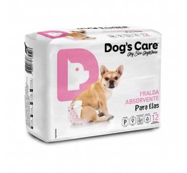 Fralda Higiênica Dog's Care para Cadelas P - 12 unidades