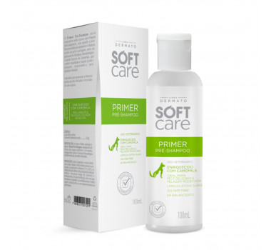 Pré-Shampoo Primer Soft Care para Cães e Gatos - 100ml
