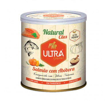 Alimento Úmido Natural Ultra Gourmet Salmão com Abóbora para Cães  - 300g