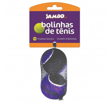 Brinquedo Bolinhas de Tenis Média Jambo para Cães - 2 unidades