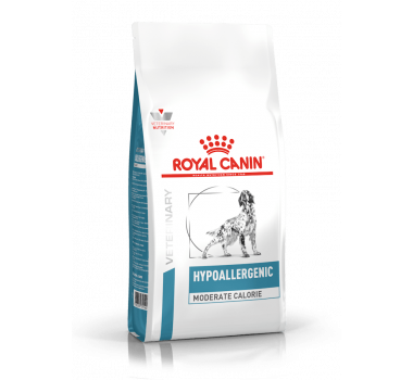 Ração Seca Royal Canin Veterinary Hypoallergenic Moderate Calorie para Cães - 2Kg