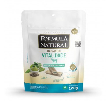 Snacks Fórmula Natural Vitalidade para Cães Porte Mini e Pequeno - 120g