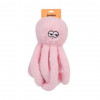 Brinquedo Pelúcia Mordedor Frizzy Octupus Rosa Jambo para Cães - Grande - 1