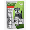 Ração Úmida Sachê Optimum Carne Mars para Cães Adultos Raças Pequenas - 100g - 1